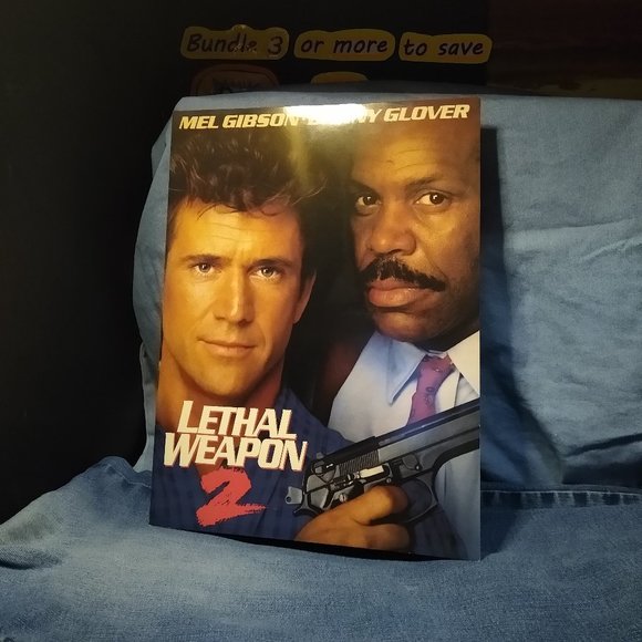 Lethal Weapon Soundtrack Goldstamp Promo w/Lethal Weapon 2 infopost RARE!! - Picture 6 of 8